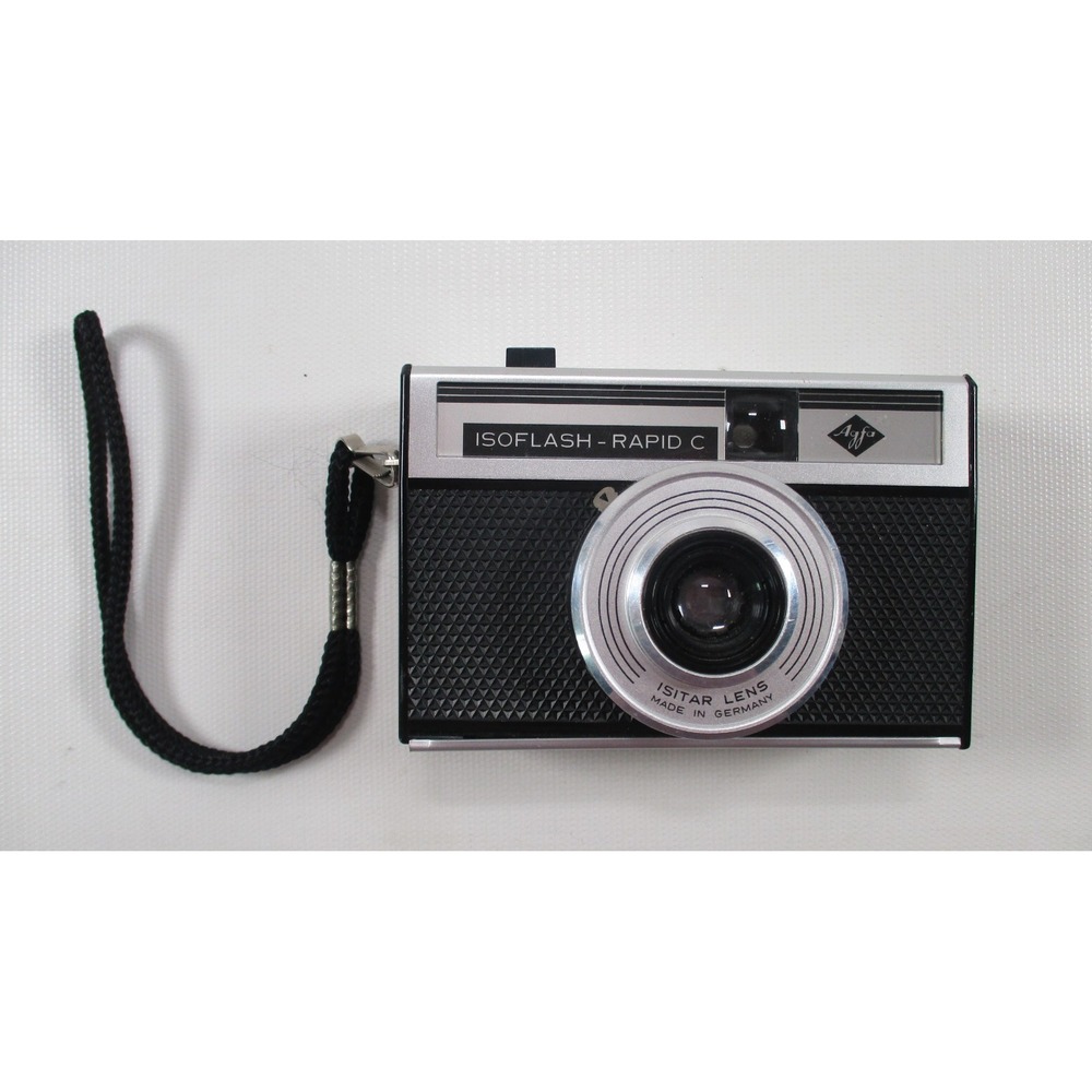 Vintage Agfa 35mm Film Camera‎  Isoflash-Rapid Isinar Lens Made in Germ UNTESTED